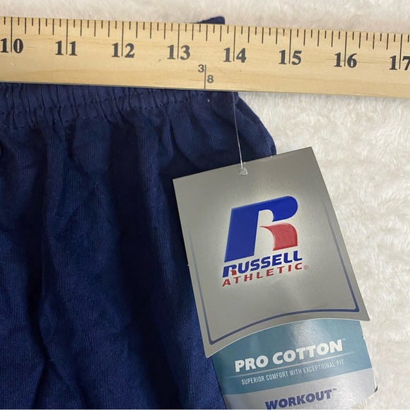 NWT Russell Athletic Men's Pro Cotton Jogger Athletic Casual Pants Navy Blue XL - Picture 9 of 11